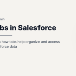 Tabs in Salesforce
