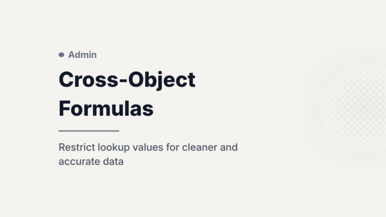 Cross-Object Formulas