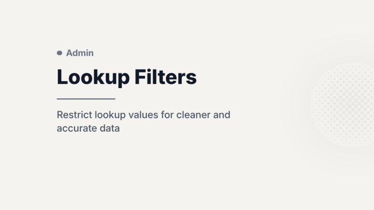 Lookup Filters