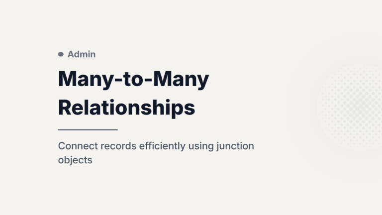 Many-to-Many Relationships