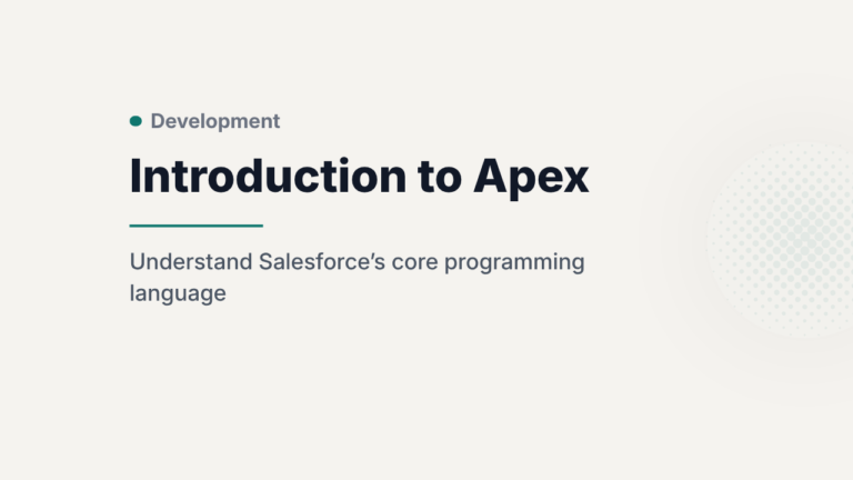 Introduction to Apex