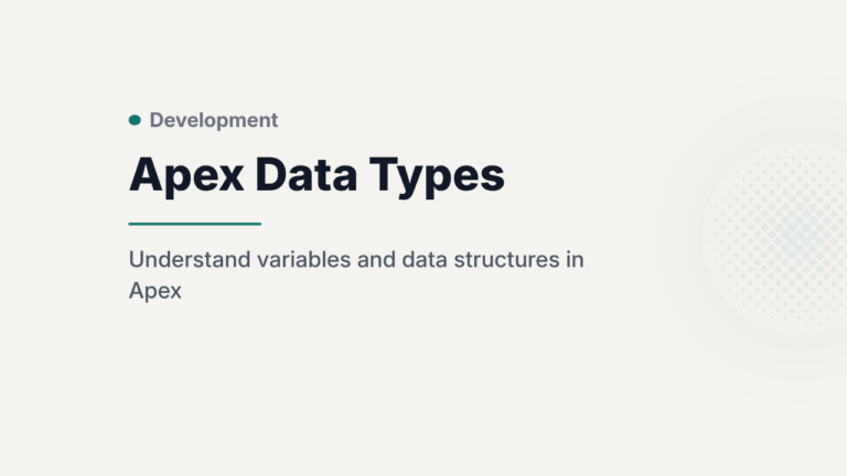 Apex Data Types