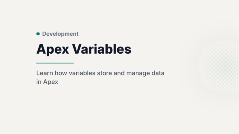Apex Variables