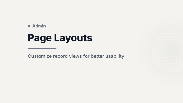 Page Layouts