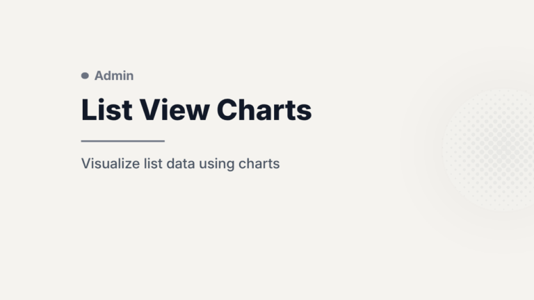 List View Charts